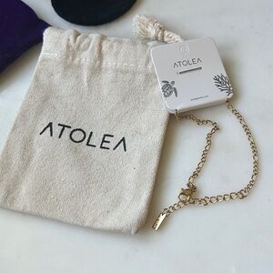 Atolea waterproof tarnish free‎ Gold Chain Bracelet 7 inch
